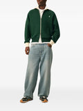 AMI Paris Zipped cotton sweatshirt with Ami de Coeur