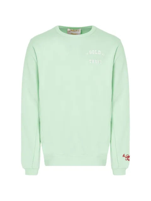 In Gold We Trust The Slim logo-print sweatshirt