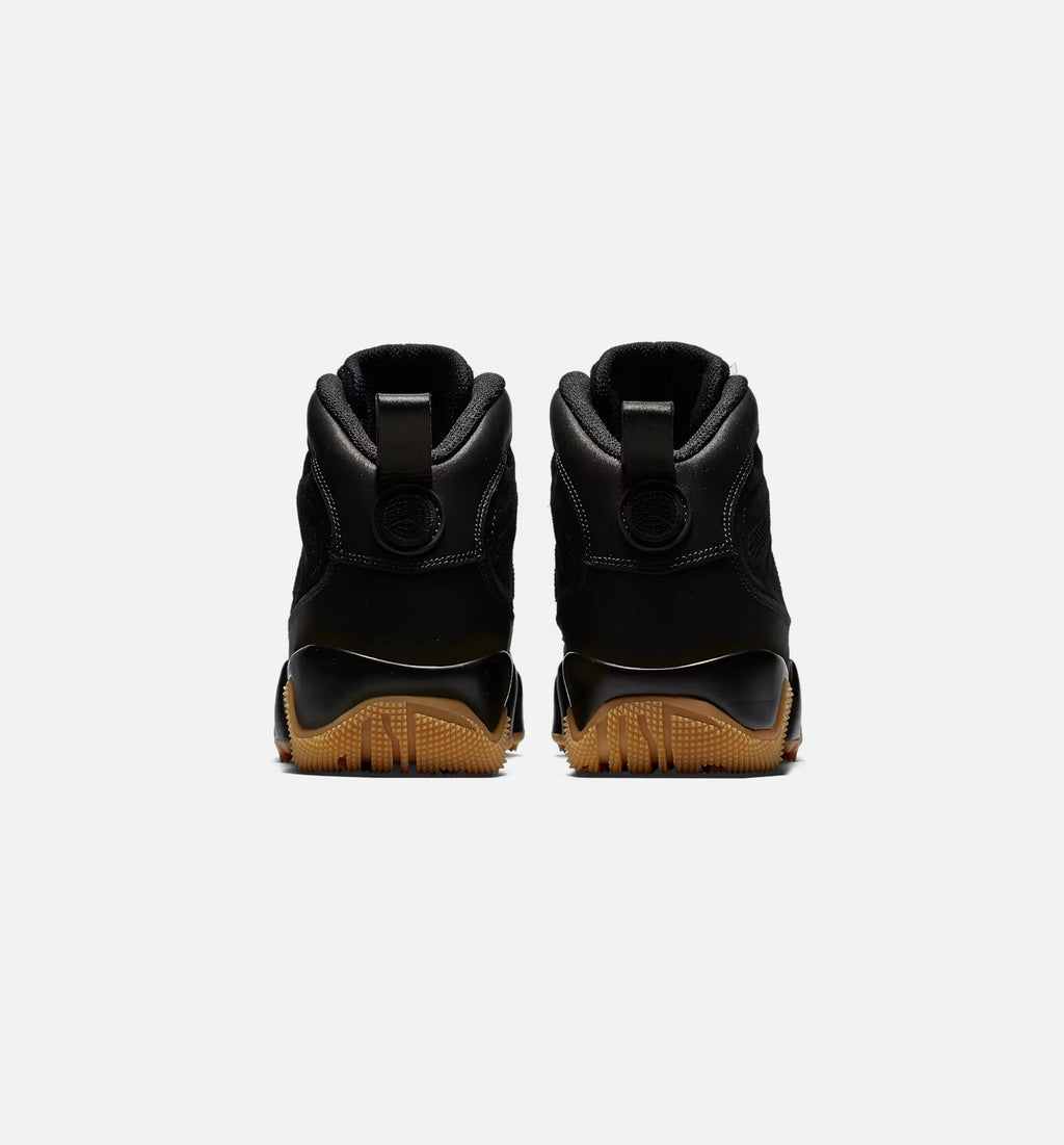 Air Jordan 9 Retro Boot Men's Lifestyle Boot - Black/Black/Gum Light Brown